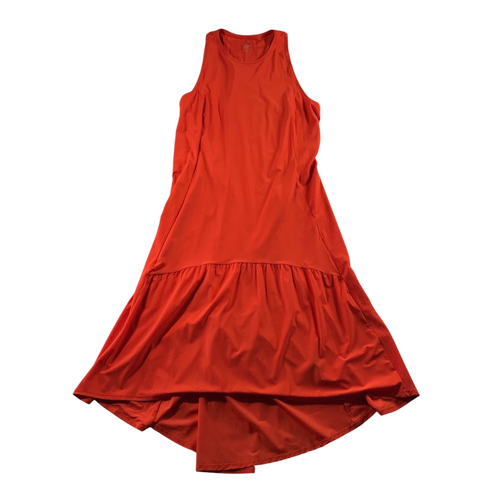 Sweaty Betty Orange Sleeveless HI LOW Hem Athletic Dress SB5478 Large